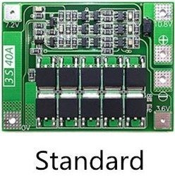 Moduł BMS Standard 3S 12,6V 40A do Ochrony i Ładowania Ogniw 18650