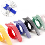 Opaska Rzepowa do Porządkowania i Wiązania Kabli - Niebieska - 10x150mm