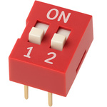 Przełącznik Suwakowy DIP Switch 2-kanałowy PCB Montaż DIY Konfiguracja Elektroniczna