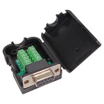 DB9 Gniazdo Przejście 9Pin DSUB8 Żeńskie Obudowa Z Szybkozłączem