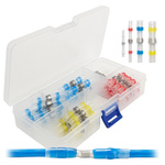 Szybkozłączka Termokurczliwa z cyną - Zestaw 100szt - Idealne rozwiązanie do trwałego łączenia przewodów