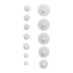 Zestaw 12 Zębatek Elektrycznych Do Projektów Napędowych