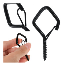 Wkręcany uchwyt z klamrą do mocowania roślin doniczkowych - solidny i praktyczny, 6cm