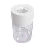 Doniczka Bez Gleby Przeźroczysta Plastikowa Do Rozsadzania Biała 6,8cm