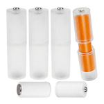 5x Adapter Baterii AAA na AA Koszyk Uchwyt na Baterie Zestaw Przejściówek