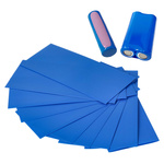 Folia Termokurczliwa PVC do Łączenia Akumulatorów 18650 - Zestaw 10 Sztuk