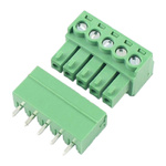 Listwa Zaciskowa Rozłączalna 5 Pin 15EDG KF2EDG Raster 3,5mm Męska i ŻeńskaMiniaturowa Listwa Zaciskowa Rozłączalna Wielotorowa Pasująca do Przewodów Maksymalnie 15mm2 Zestaw Kompletny Męski i Żeński