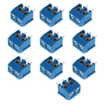 Złącze Ark 2Pin Raster 5mm Zalutowanie Druk 10szt.