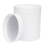 Pojemnik Zakręcany PP Biały 500ml - Trwałe Rozwiązanie do Przechowywania