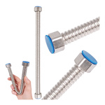 Wąż do Wody ze Stali Nierdzewnej 30cm - Rura Karbowana 1/2 Cala