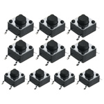 Zestaw 10 Sztuk Mikrostyki TACT SMD 6x6x5mm - Mikroswitch - Elementy Elektroniczne