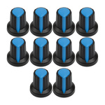 Gałka Potencjometru Oś 6mm Wys. 17mm Pokrętło Blue 10szt