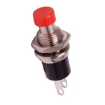 Przycisk Chwilowy Reset 7mm Czerwony 250V-1A / 125V-3A