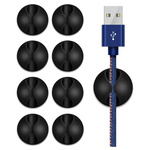 Organizer do kabli - 10szt - Praktyczny uchwyt na przewody i kable komputerowe 15x8mm