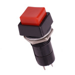 Przycisk Bistabilny Plastikowy 250V 1A Czerwony Kwadratowy