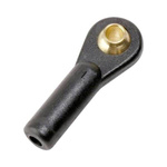 Snap Kulowy M2 Czarny Nylon z Mosiężnym Przegubem Kulowym - Idealne Połączenie Popychacza z Orczykiem Serwa lub Dźwignią Steru - 1szt (Fi 1,8 - 20mm)