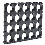 Plastikowa Obudowa 5x4 do Pakietowania Akumulatorów Li-Ion 18650 - 20 Sztuk