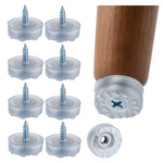 Podkładki Antypoślizgowe do Nóg Krzesła - Ochrona Podłogi i Redukcja Hałasu 10szt