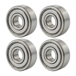 4x Łożysko Kulkowe 8x22x7 Typ 608ZZ Oś 8 mm do Zastosowań Technicznych