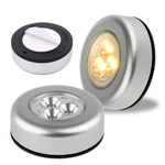 Lampka Dotykowa Bezprzewodowa z 3 Diodami LED - Idealna do Zamontowania Bez Wiercenia