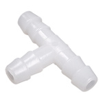 Złączka Trójnik Typu T do Węża 5x5x5mm - Biały - Łącznik Wciskany - Złącze Rozgałęziające do Pompki Wody