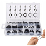 Zestaw Uszczelek O-Ring 225 Sztuk - Uniwersalne Oringi 3mm-22mm - Wytrzymała Gumowa Szczelność