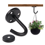 Solidny hak sufitowy 55 mm - idealny do zawieszania ciężkich przedmiotów - męski design i łatwy montaż