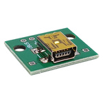 Gniazdo Mini USB do płytki stykowej z modułem i listwą kołkową