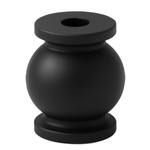 Wibroizolator 15mm/15mm Czarny - Tłumik Drgań Średniej Twardości - 1 SztukaCylindryczne Amortyzatory z Mikrogumy do Montażu Antywibracyjnego - Dla Kamer, Aparatów i Dronów