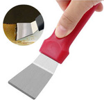 Skrobak Zakrzywiony z Czerwonej Stali Nierdzewnej - Ergonomiczny i Wytrzymały Narzędzie do Skrobania