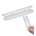 Pudełeczko Do Przechowywania - Zaokrąglone Plastikowe - 14,3x2,6x0,8cm - Organizer Zamykany