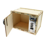 Drewniana Zabawka Edukacyjna Sejf - Skrytka na Szyfr DIY Dla Dzieci