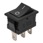 Przełącznik Kołyskowy Bistabilny Czarny 21x15mm ON/OFF 250V 3PIN