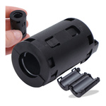 Magnetyczny Filtr Zaciskowy z Osłoną na Kabel 11mm - Ochrona przed Zakłóceniami Elektromagnetycznymi