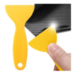 Rakla do aplikacji folii karbonowej i naklejek 125x58mm - Skrobak do usuwania kleju