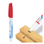 Pisak Permanentny do Oznaczania Otworów Wiertniczych - Czerwony - Długopis z Końcówką 30mm