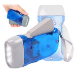 Latarka z dynamo - niezależna od baterii, idealna na dodatkowe źródło światła