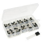 Zestaw 200 Tranzystorów Bipolarnych NPN PNP 10 Typów 20szt każdy BC337 2N2222 2N3904 S8050 A1015