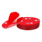 Podkładka Samoprzylepna 50mm - Mocne Mocowanie 3M VHB - Transparentna