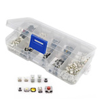 Zestaw 250szt Przycisków TACT Mikrostyk Mikroswitch Wszechstronny Zbiór Komponentów Dla Aplikacji Elektronicznych