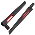 Antena WiFi Dwuzakresowa 12dBi 2.4GHz i 5.8GHz RP-SMA - Idealna do Kart Bezprzewodowych, Laptopów i Routerów