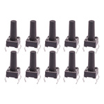 Mikroswitch TACT 6x6x13mm - 10 sztuk - wysokość trzpienia 9mm