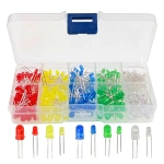 Zestaw 300 diod LED w 5 kolorach - 3mm i 5mm - idealny do prototypów i projektów DIY