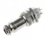 Złącze Przemysłowe Zakręcane 4-Pin GX16 - Wtyk z Gniazdem Do Komputerowych Systemów Pomiarowych i Kontrolnych