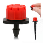 Zraszacz kroplownik do nawadniania roślin z regulacją przepływu wody