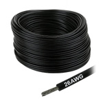 Przewód Silikonowy Miedziany Ocynowany 26AWG 28 Żył 0,14mm2 Czarny Elastyczny Temperatura do 200 Stopni