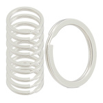 Kółko Sprężynowe do Breloka 30mm x10szt Płaskie Wielofunkcyjne