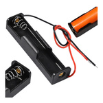 Koszyczek na Akumulatory Li-Ion 18650 3,7V - Praktyczne Pudełko z Przewodami do Zasilania Odbiorników