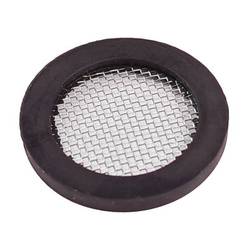 Uszczelka Gumowa z Filtrem Płaskim 24mm - Ochrona Kranów, Węży i Pryszniców przed Zanieczyszczeniami