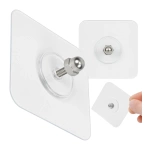 Uchwyt Ścienny Samoprzylepny ze Śrubą - Idealne Rozwiązanie do Powieszenia Półki i Ramki na Zdjęcia